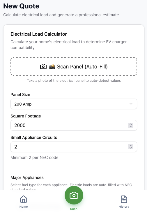 Scan or Enter Your Configurations